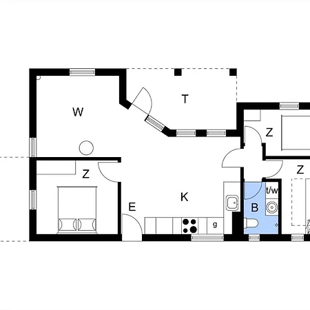 30444-odder-strandparksvej-35 Casa de Férias Odder